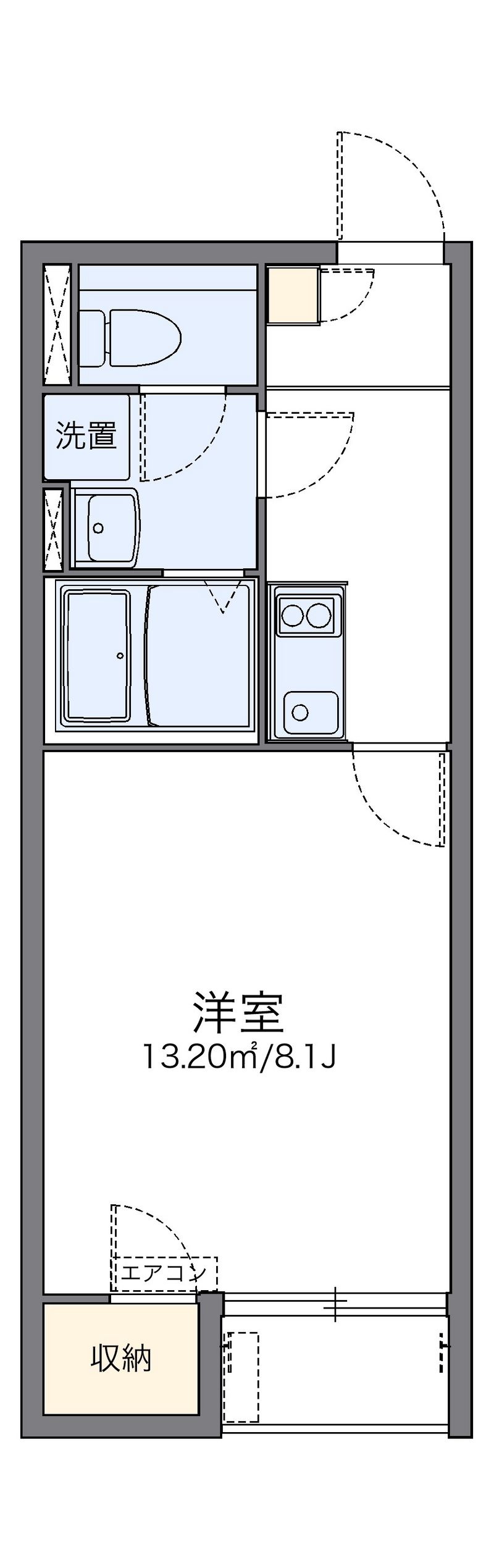 レオネクストアムール羽生 間取図