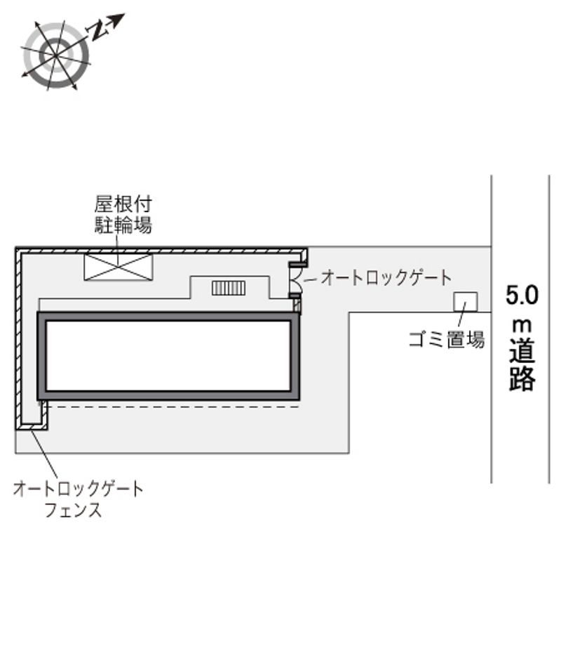 レオパレス石神井公園 配置図