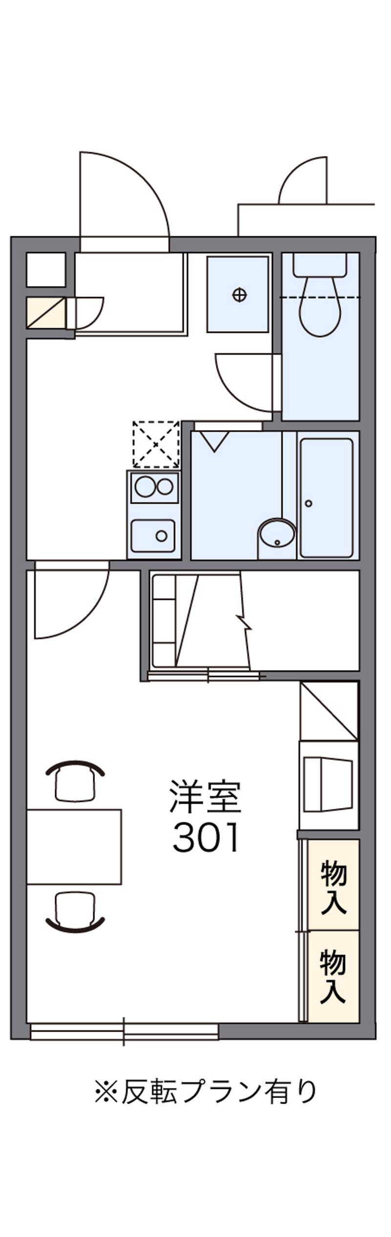 レオパレスサザンシティなは 間取り