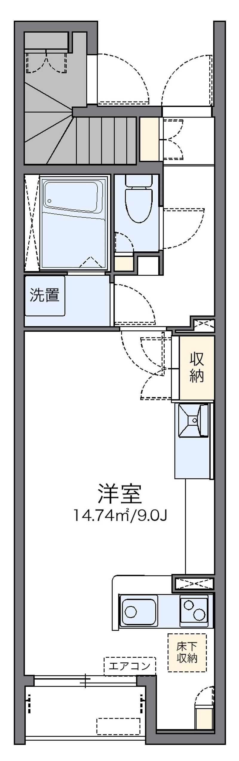 レオネクストウェストベルク 間取図