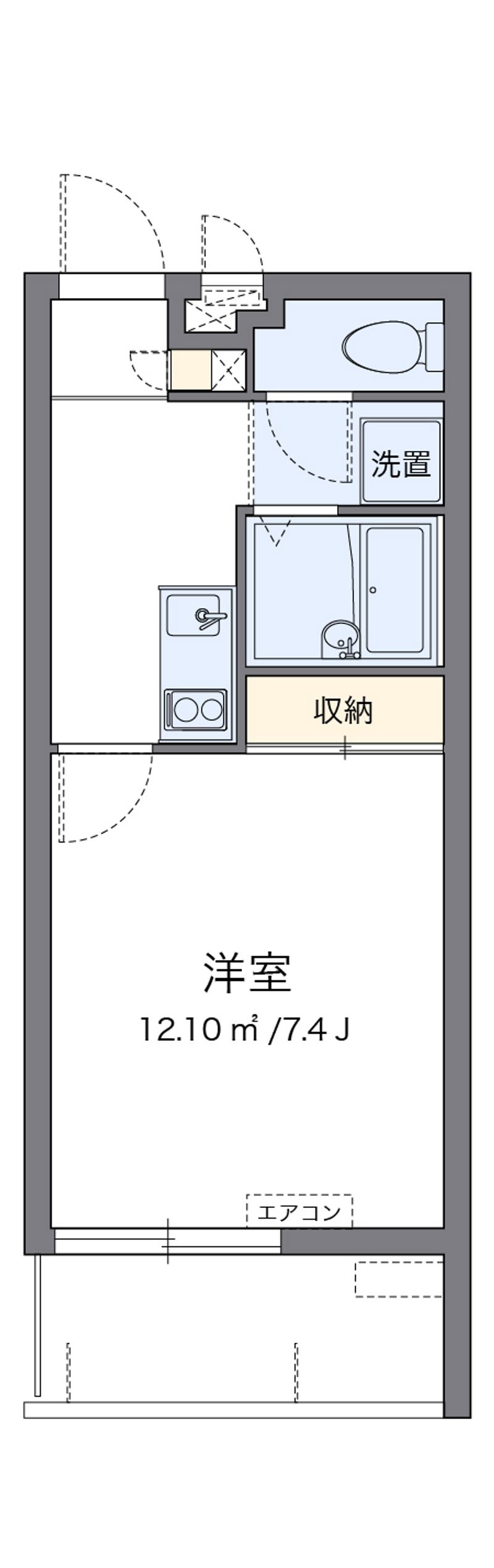 クレイノハピネスⅡ 間取り