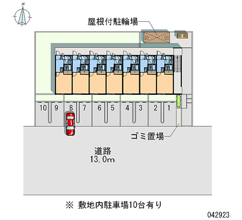 レオパレスオケバ 月極駐車場