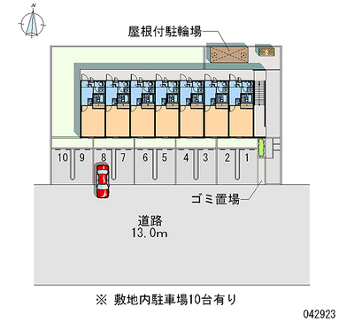 レオパレスオケバ 月極駐車場