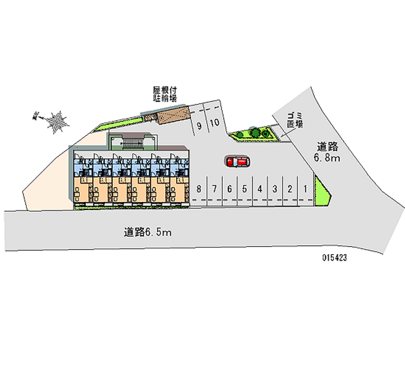 15423月租停車場