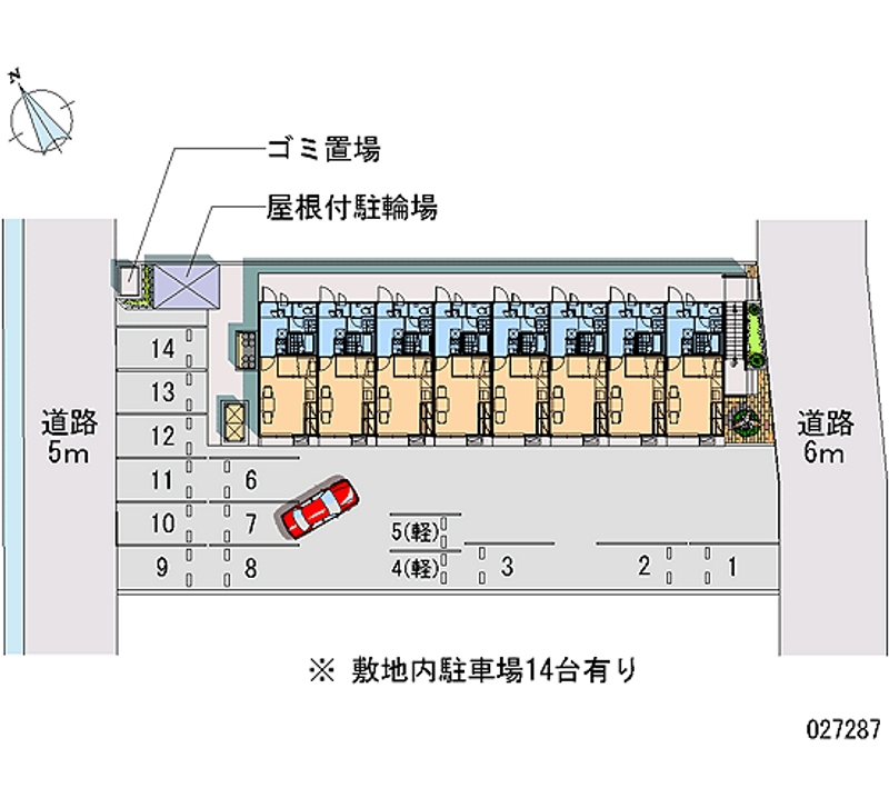 27287 bãi đậu xe hàng tháng