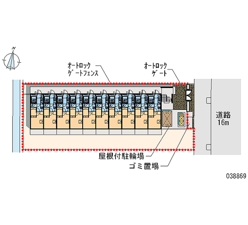 レオパレス輝 区画図