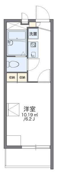 レオパレス御崎 間取り図