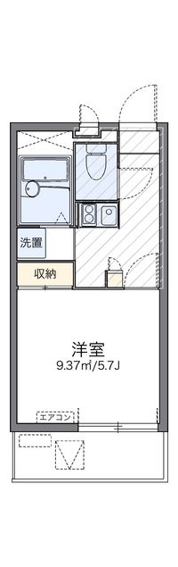 レオパレスオネスティⅤ 間取り図