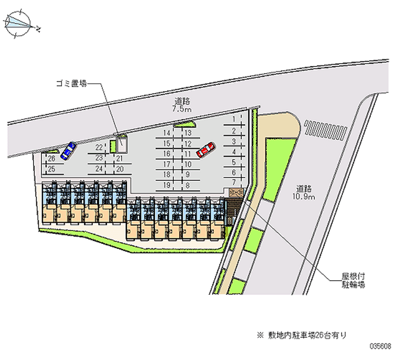 レオパレスモア 月極駐車場