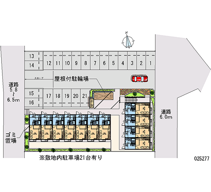 25277 Monthly parking lot