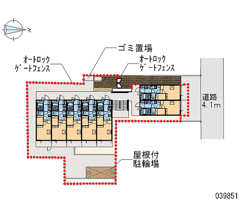 レオパレス青嶺 区画図