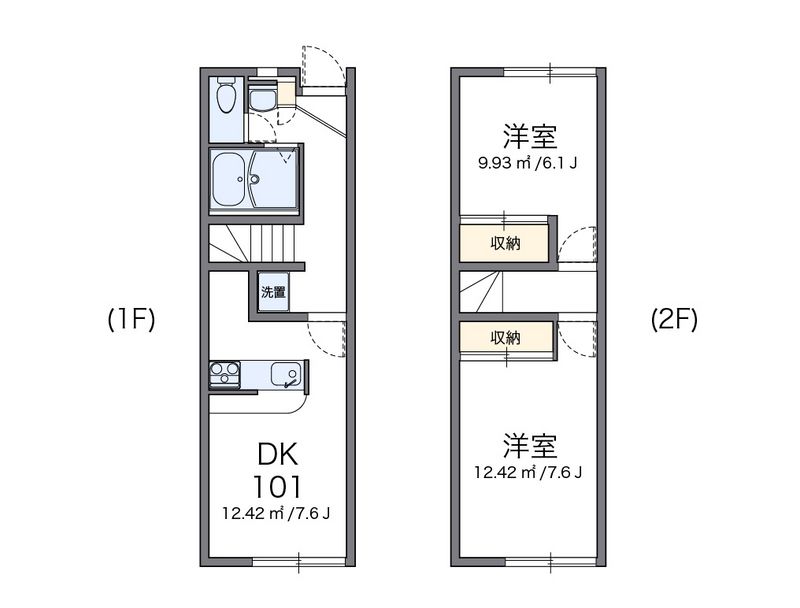 レオパレスクラージュ 間取図