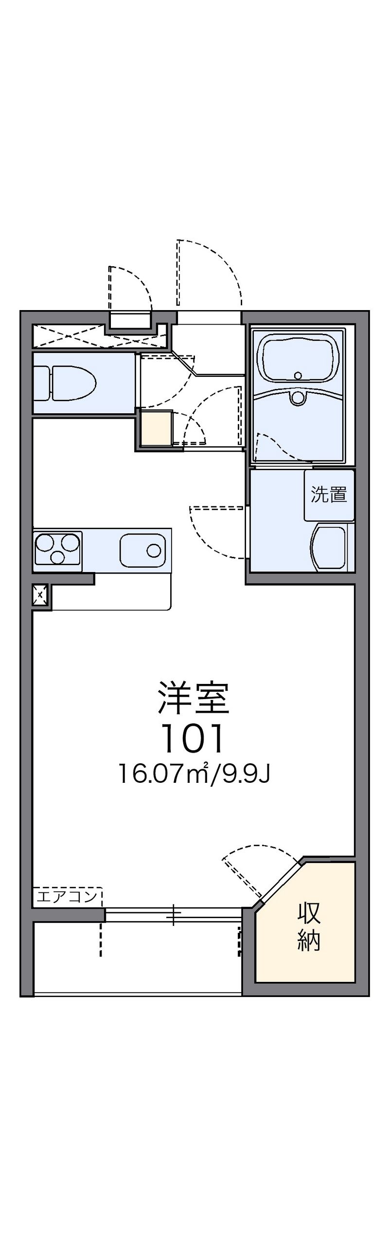 レオネクストモーニングローリー 間取図