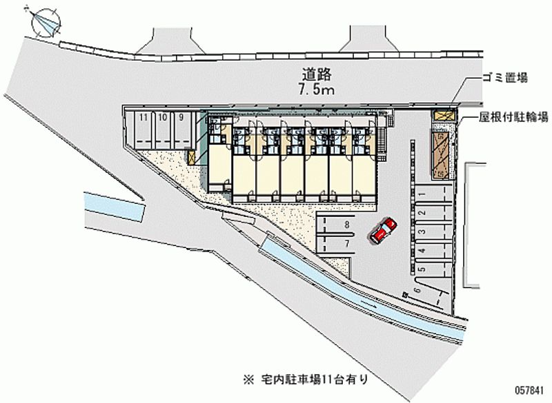 クレイノ悠々木屋 月極駐車場