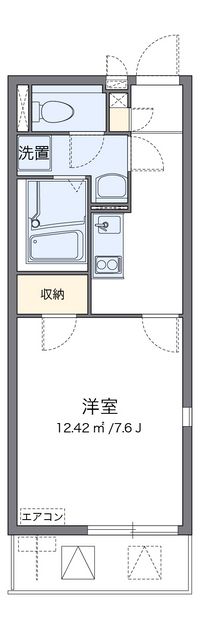 クレイノｍ　ｔａｍａｋｉｃｈｏ 間取り図