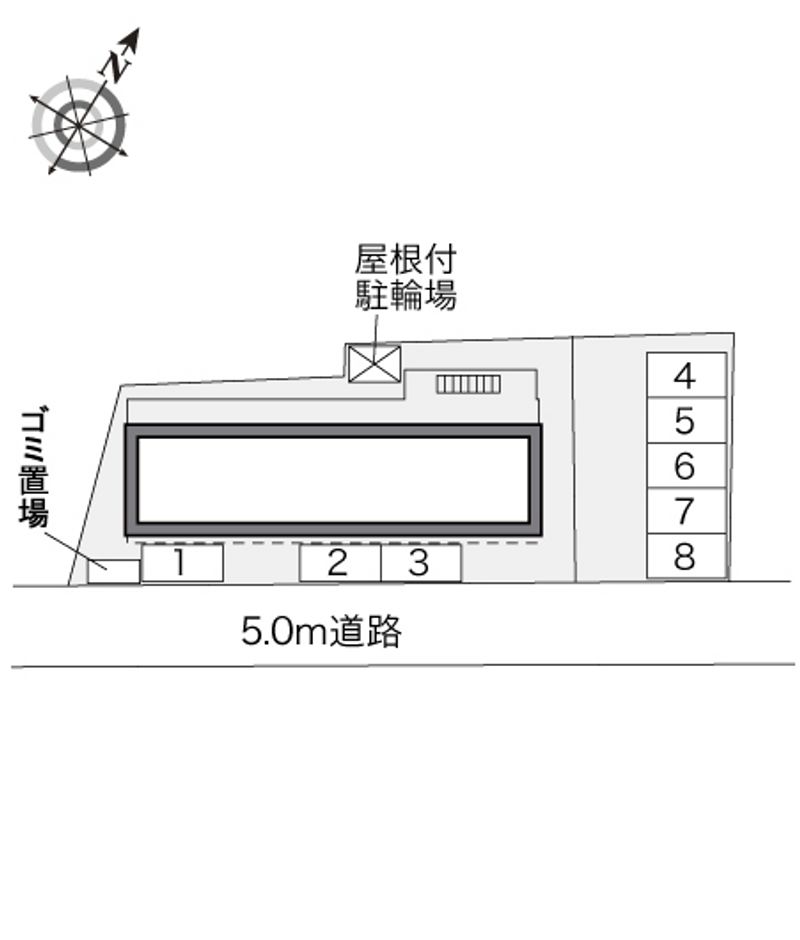 レオパレスカトレア 配置図