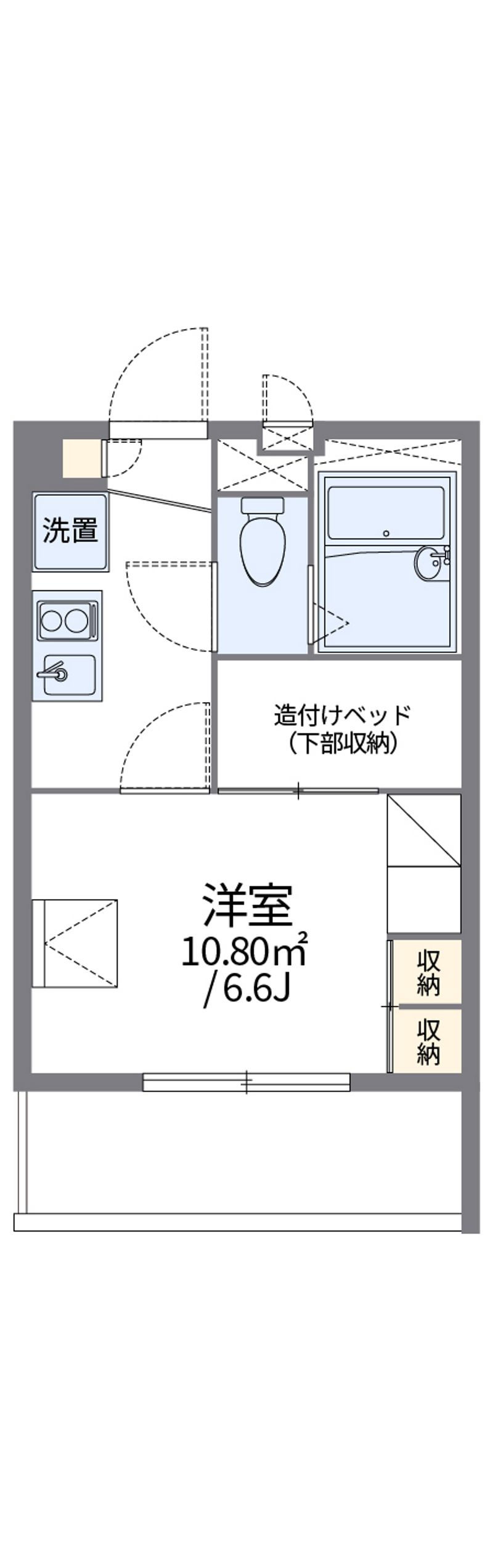 レオパレスＭ　Ｏ 間取図
