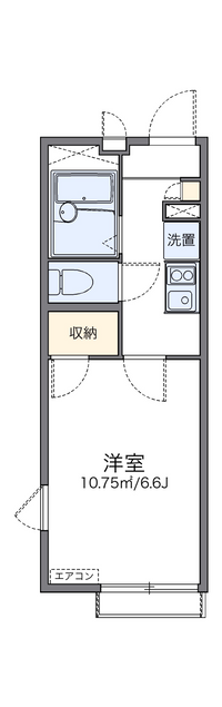 レオパレスサンシャイン貫井北 間取り図