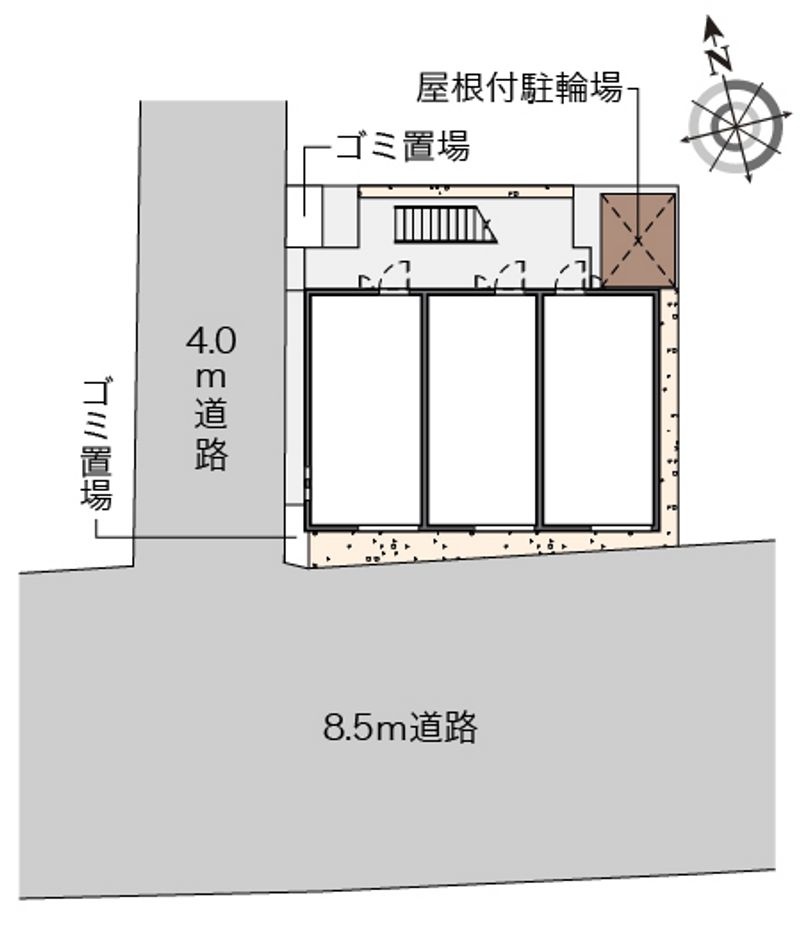 クレイノハイブリッジときわ通り 配置図