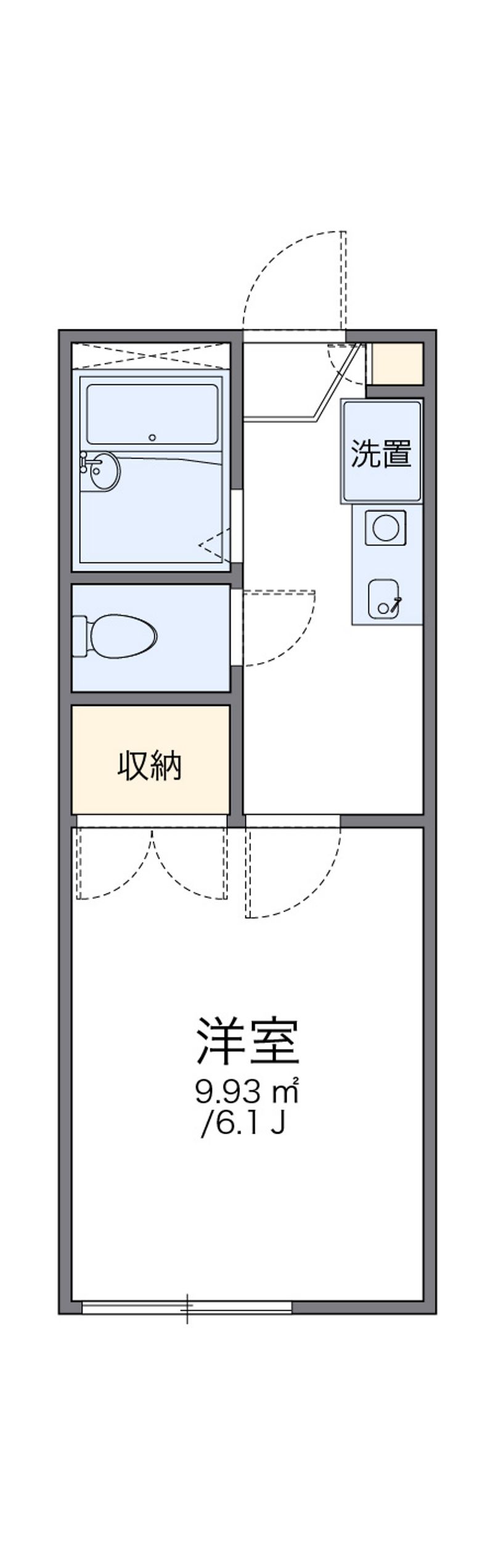 レオパレス２２２ 間取図