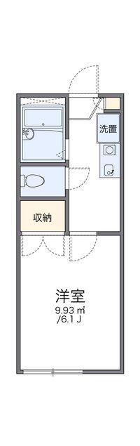 レオパレス２２２ 間取り図