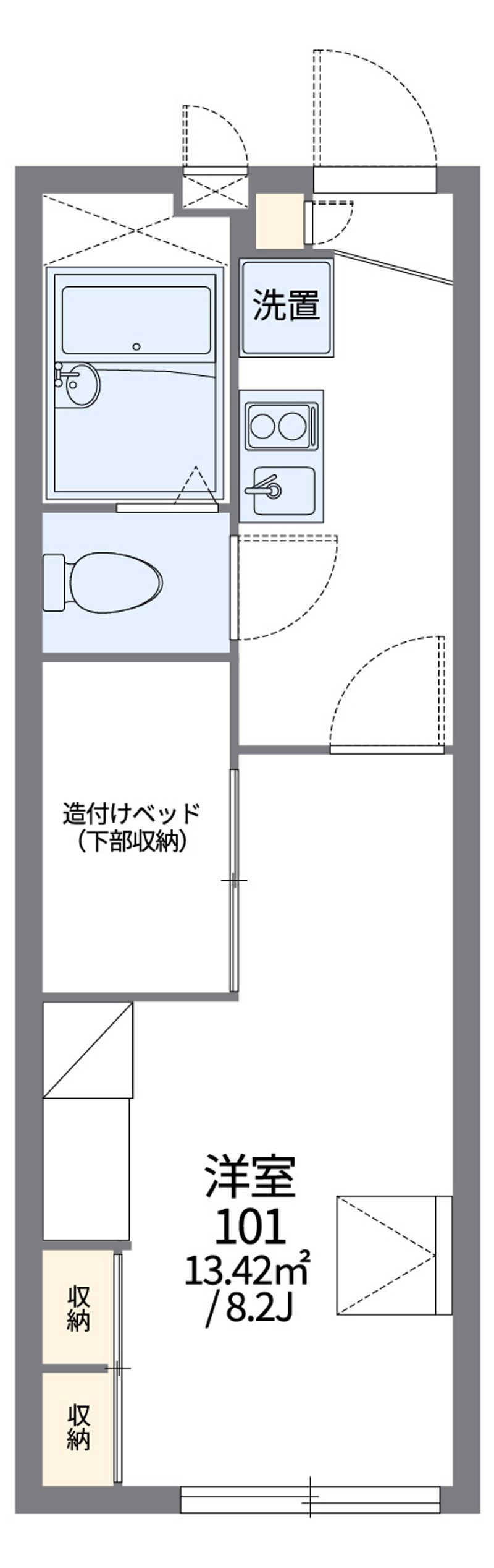 レオパレス富＆義 間取図