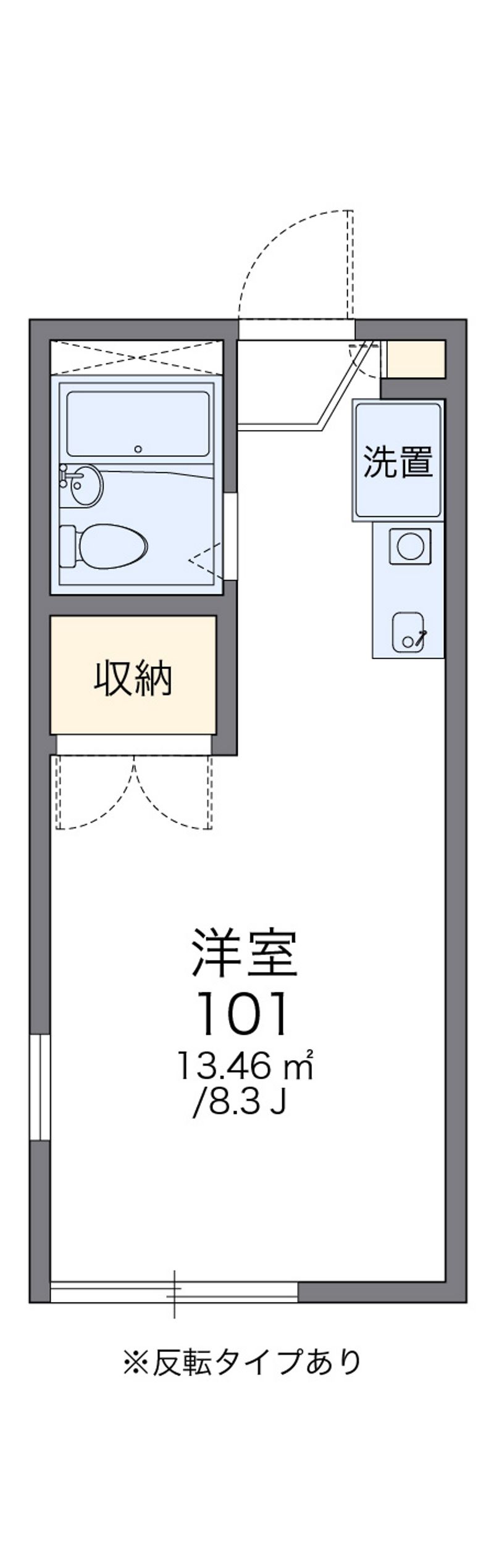 レオパレスめぐみ 間取図