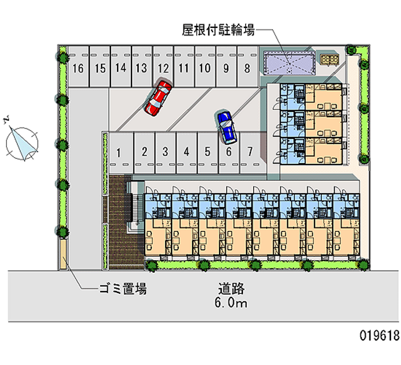 レオパレスアイランド 月極駐車場