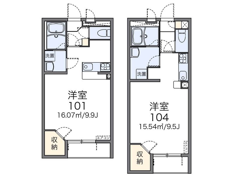 レオネクストアスパイア 間取図