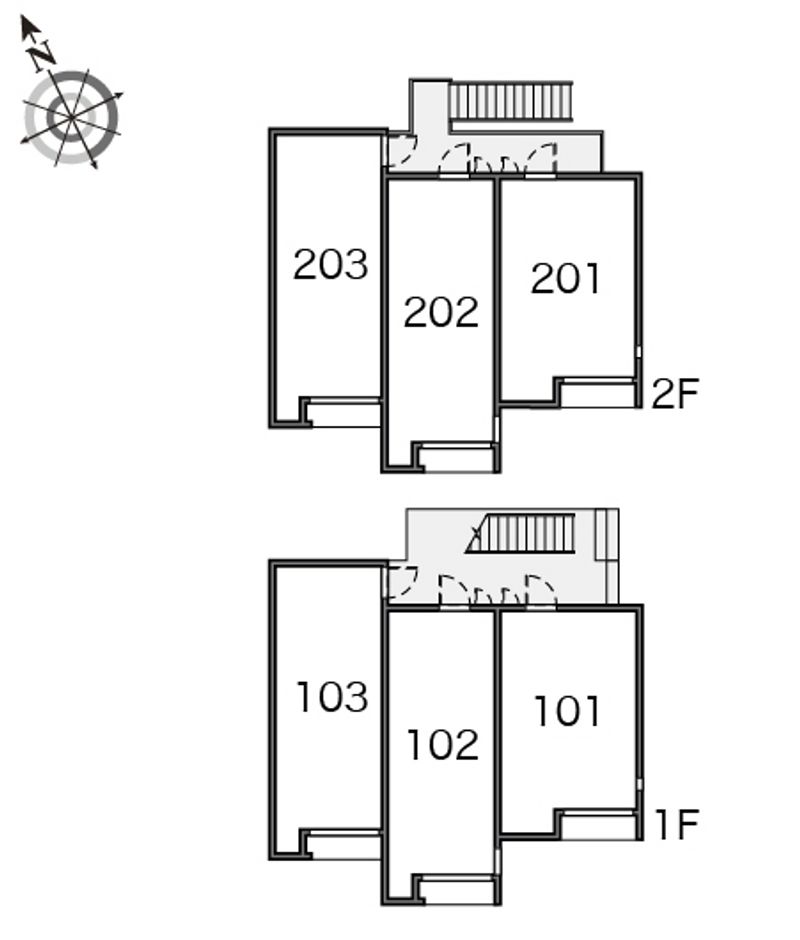 レオネクストリバーサイド双葉 間取り配置図