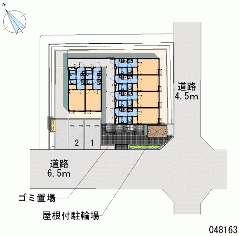 レオパレスハニー　マイヤ 区画図