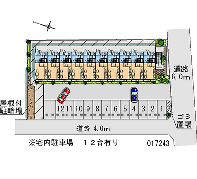 17243 Monthly parking lot