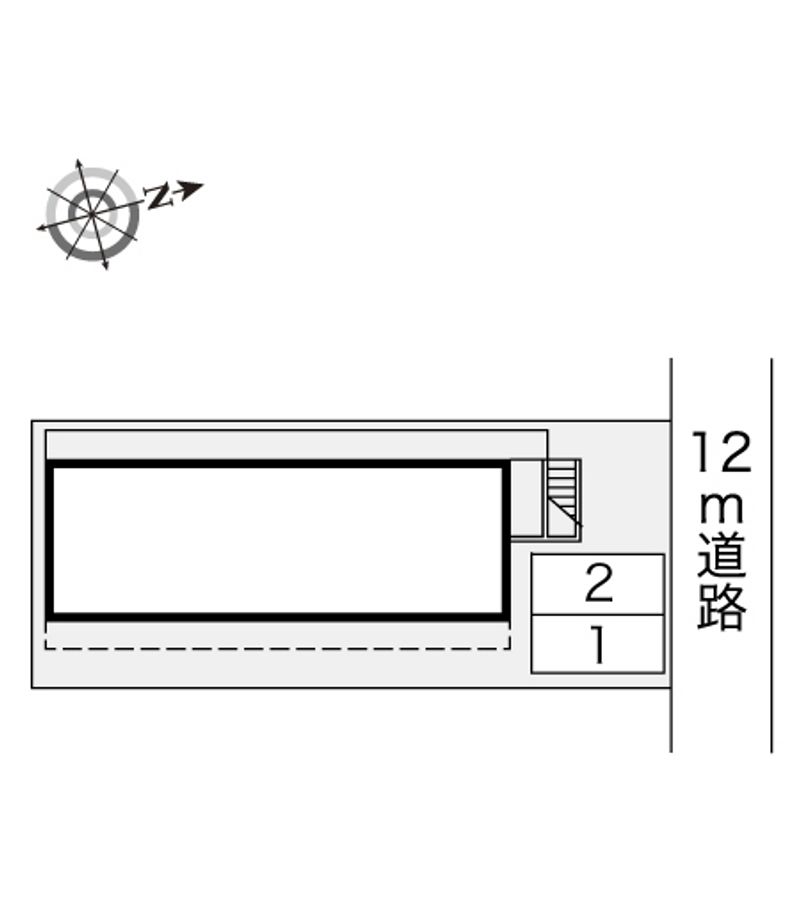 レオパレス芝町 配置図