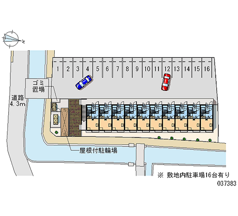 37383月租停車場