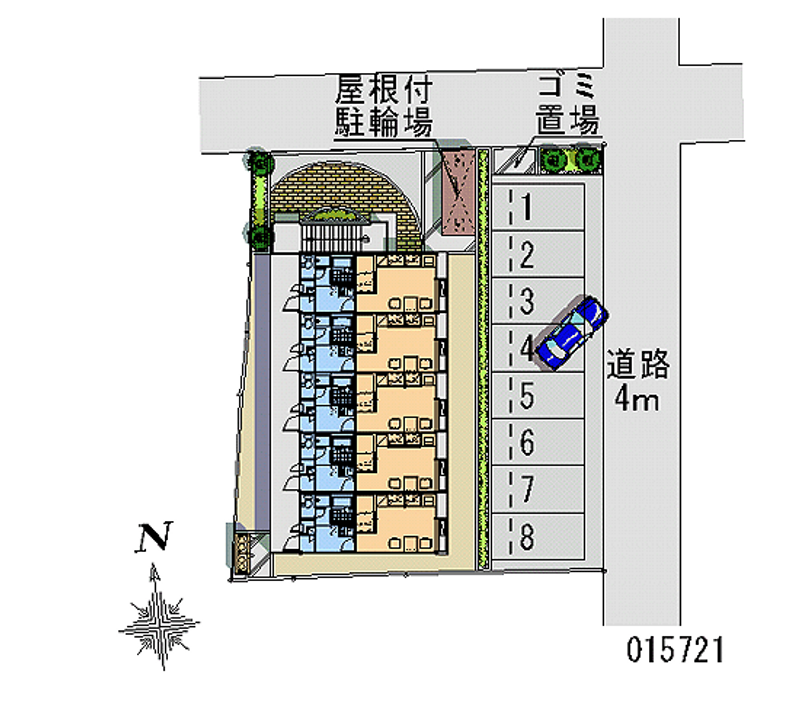 15721 Monthly parking lot