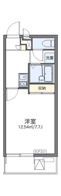 レオパレスアリビオ荒子 間取り図