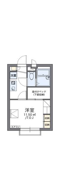 レオパレスフィールド　Ⅰ 間取り図