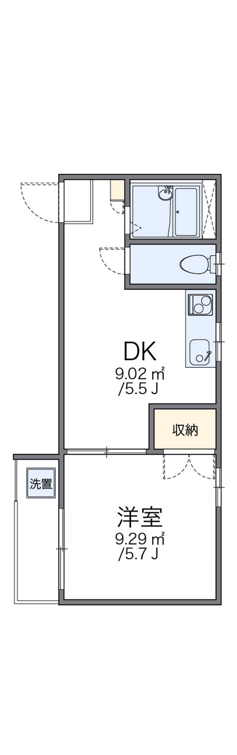 レオパレス垂水 間取図