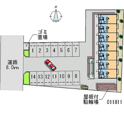 11811 Monthly parking lot