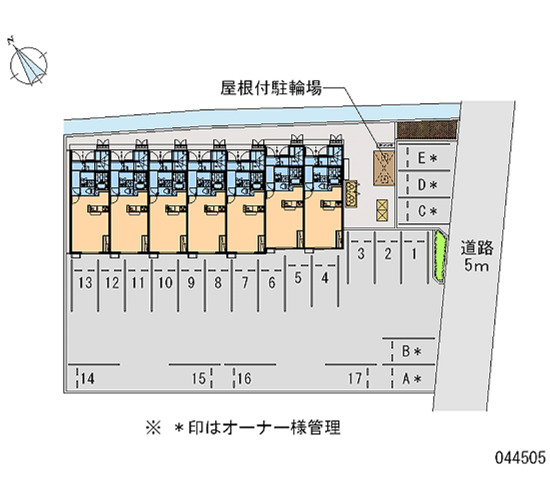 44505月租停车场