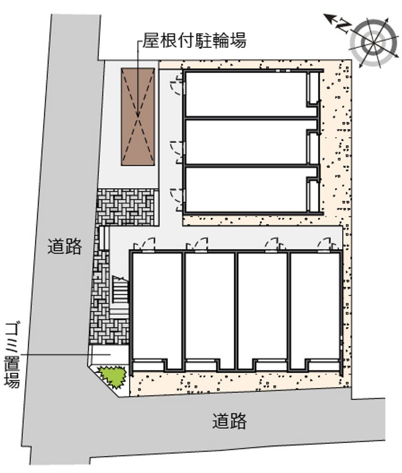 クレイノウィル春日出 配置図