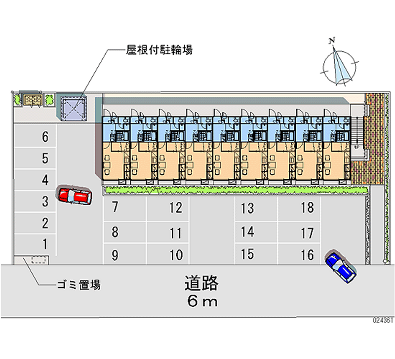 レオパレスヒラソール泉 月極駐車場