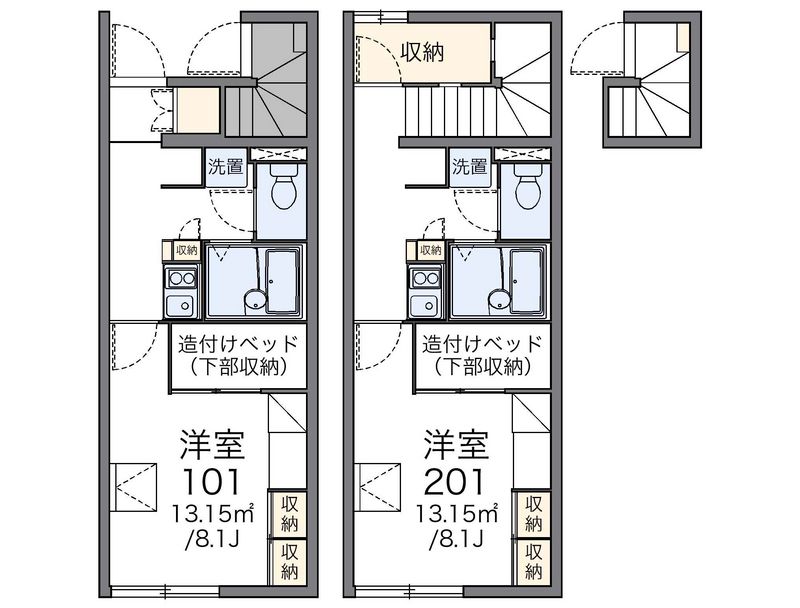 レオパレス玉川 間取図