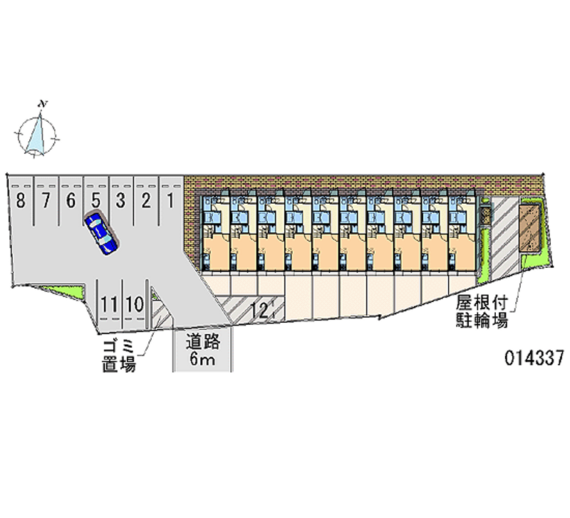 レオパレスリチェル 月極駐車場