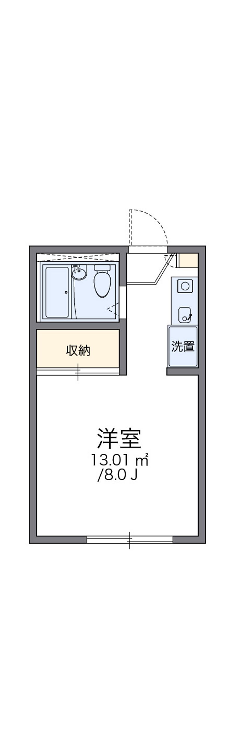 レオパレスサイトウ 間取図