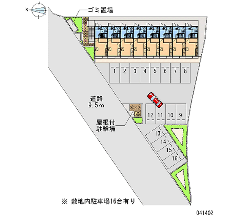 41402 Monthly parking lot