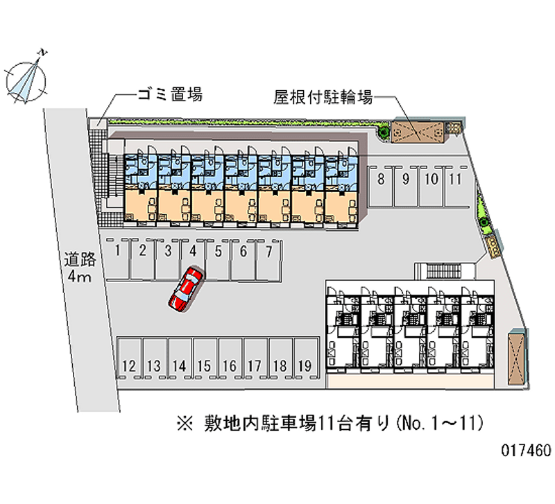 レオパレスＯＯＨＩＲＡ 月極駐車場