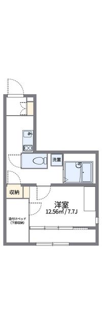 レオパレス一水 間取り図