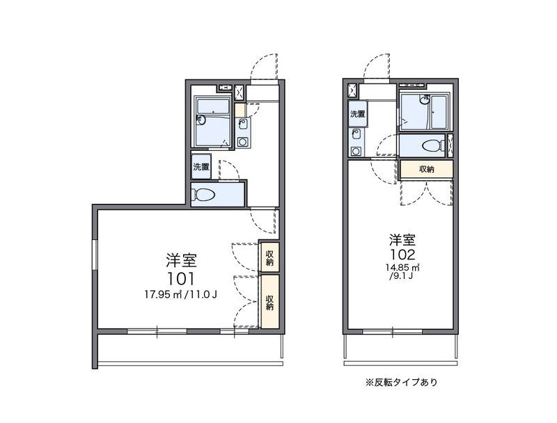 レオパレス湘南２１ 間取図