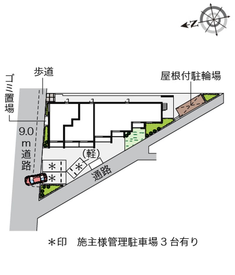 クレイノアウリィ仲六郷 配置図